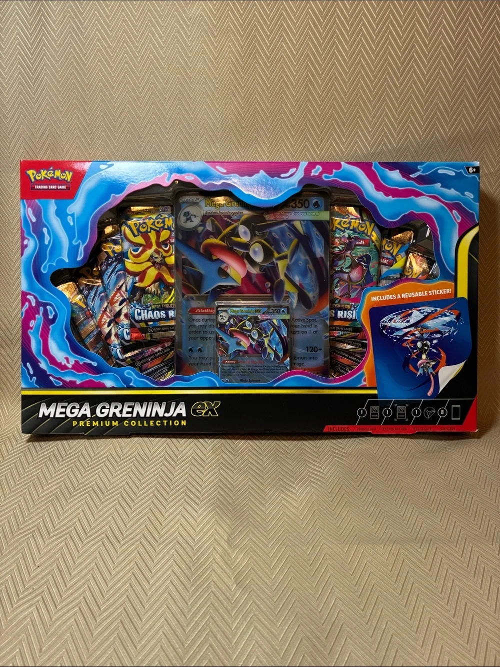 Mega Greninja GX Premium Collection Unopened Box